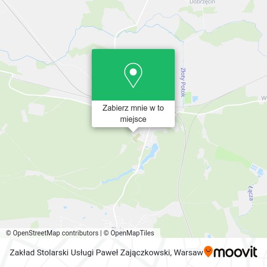 Mapa Zakład Stolarski Usługi Paweł Zajączkowski