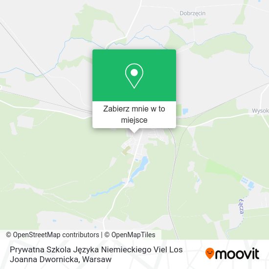 Mapa Prywatna Szkola Języka Niemieckiego Viel Los Joanna Dwornicka