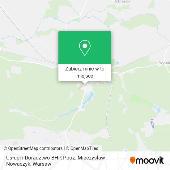 Mapa Usługi i Doradztwo BHP, Ppoż. Mieczysław Nowaczyk