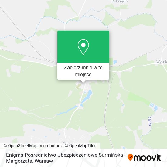 Mapa Enigma Pośrednictwo Ubezpieczeniowe Surmińska Małgorzata