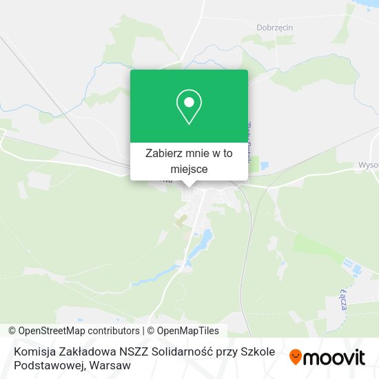 Mapa Komisja Zakładowa NSZZ Solidarność przy Szkole Podstawowej