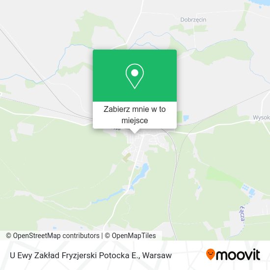 Mapa U Ewy Zakład Fryzjerski Potocka E.