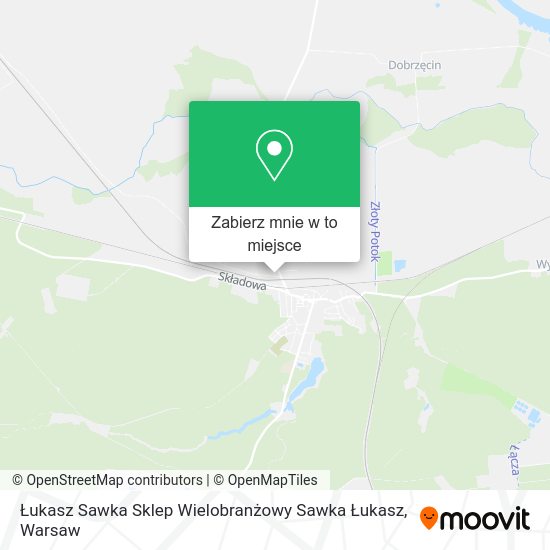 Mapa Łukasz Sawka Sklep Wielobranżowy Sawka Łukasz