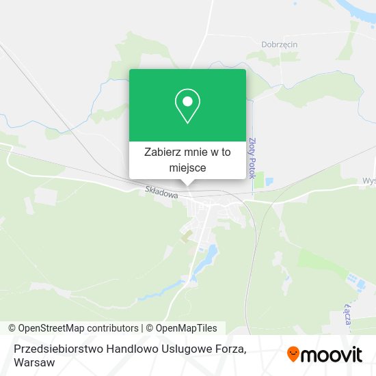 Mapa Przedsiebiorstwo Handlowo Uslugowe Forza