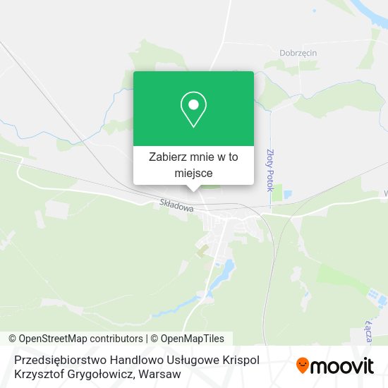 Mapa Przedsiębiorstwo Handlowo Usługowe Krispol Krzysztof Grygołowicz