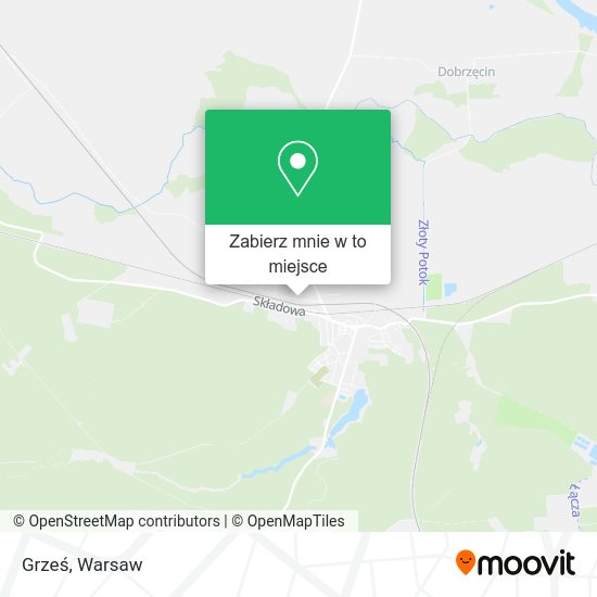 Mapa Grześ