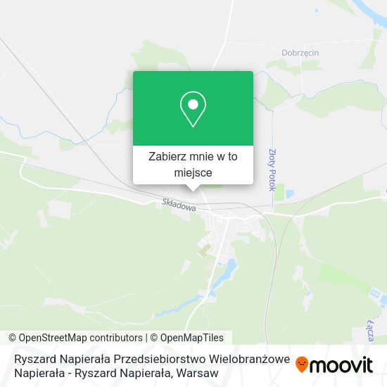 Mapa Ryszard Napierała Przedsiebiorstwo Wielobranżowe Napierała - Ryszard Napierała