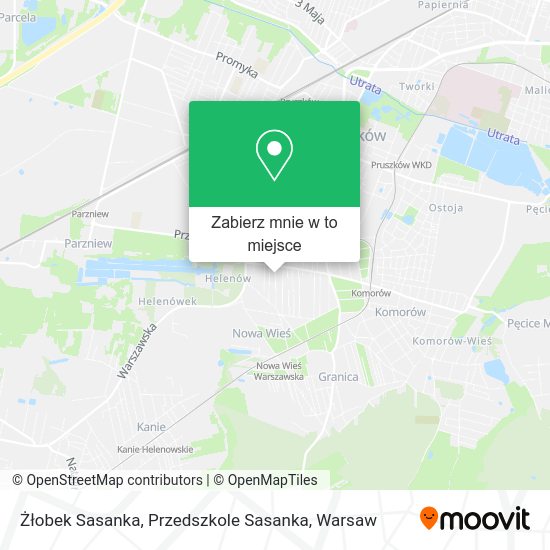 Mapa Żłobek Sasanka, Przedszkole Sasanka