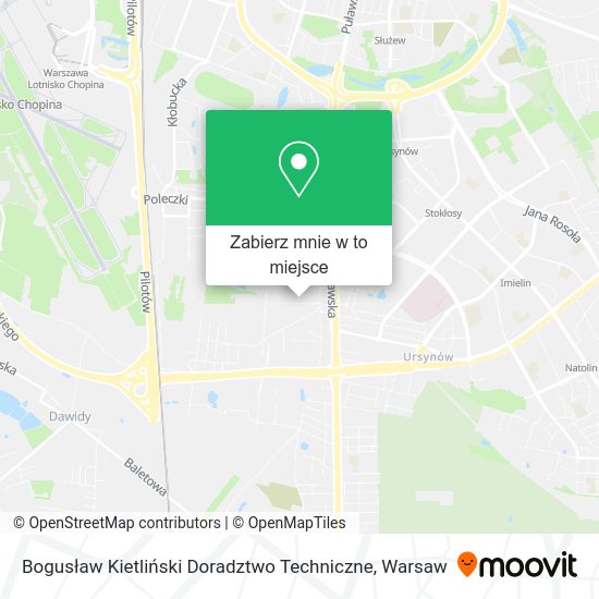 Mapa Bogusław Kietliński Doradztwo Techniczne