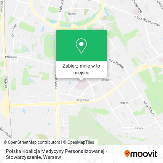 Mapa Polska Koalicja Medycyny Personalizowanej - Stowarzyszenie