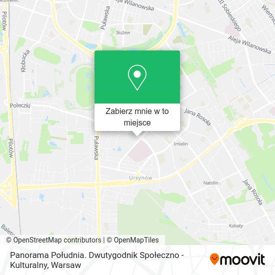 Mapa Panorama Południa. Dwutygodnik Społeczno - Kulturalny