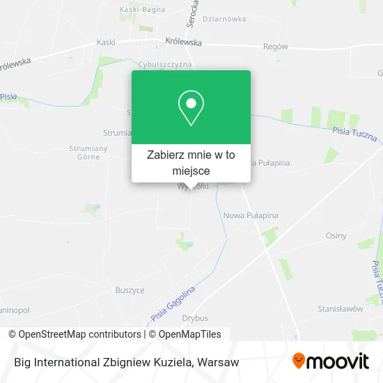 Mapa Big International Zbigniew Kuziela