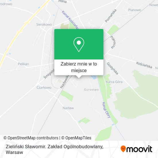 Mapa Zieliński Sławomir. Zakład Ogólnobudowlany