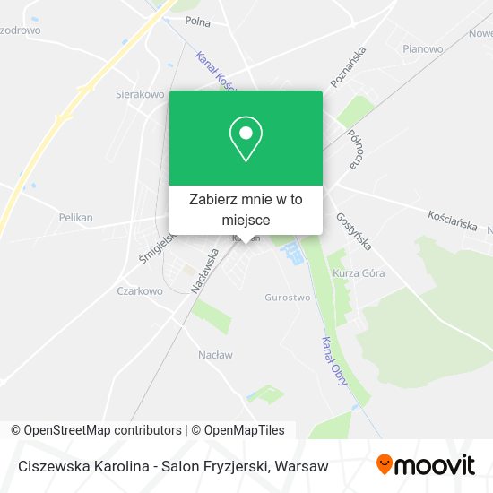 Mapa Ciszewska Karolina - Salon Fryzjerski