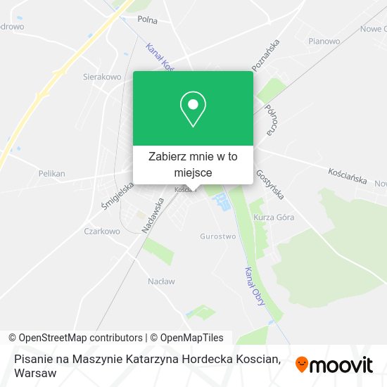 Mapa Pisanie na Maszynie Katarzyna Hordecka Koscian