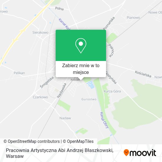 Mapa Pracownia Artystyczna Abi Andrzej Błaszkowski