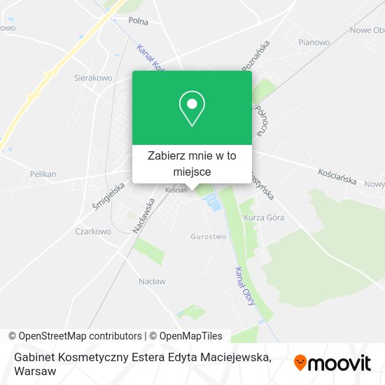 Mapa Gabinet Kosmetyczny Estera Edyta Maciejewska