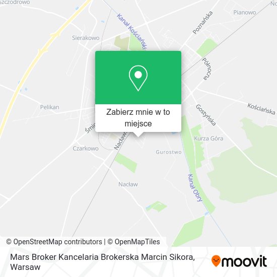 Mapa Mars Broker Kancelaria Brokerska Marcin Sikora