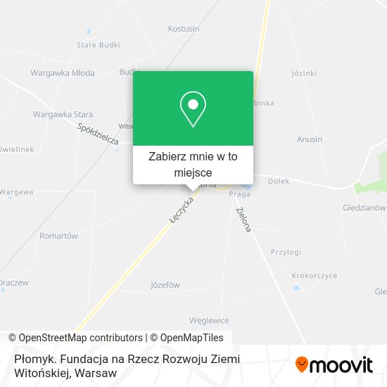 Mapa Płomyk. Fundacja na Rzecz Rozwoju Ziemi Witońskiej