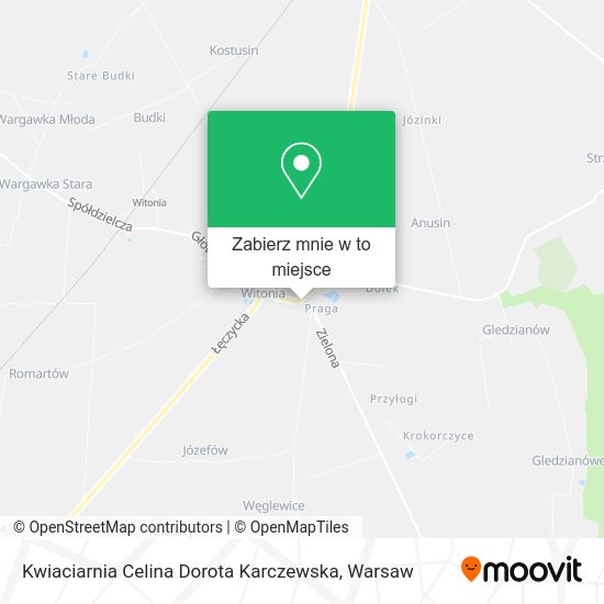 Mapa Kwiaciarnia Celina Dorota Karczewska