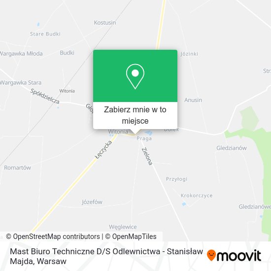 Mapa Mast Biuro Techniczne D / S Odlewnictwa - Stanisław Majda