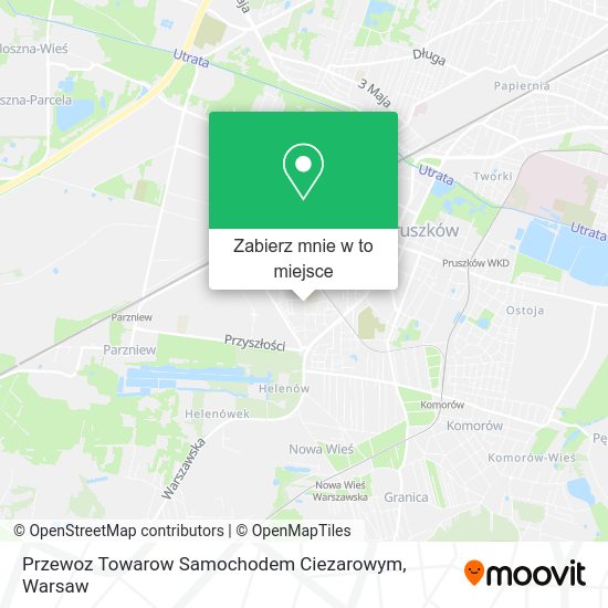 Mapa Przewoz Towarow Samochodem Ciezarowym