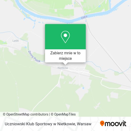 Mapa Uczniowski Klub Sportowy w Nietkowie