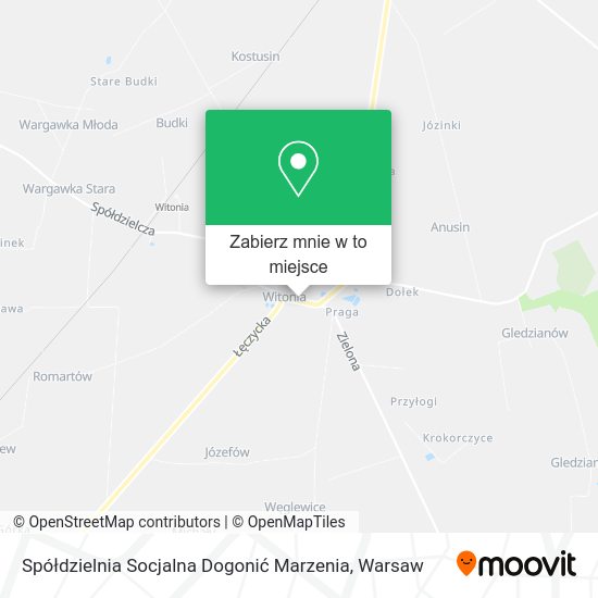 Mapa Spółdzielnia Socjalna Dogonić Marzenia