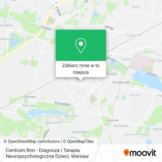 Mapa Centrum Rim - Diagnoza i Terapia Neuropsychologiczna Dzieci