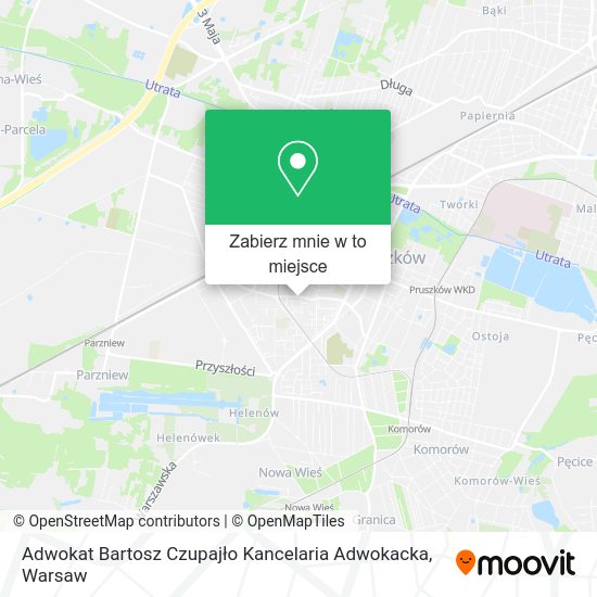 Mapa Adwokat Bartosz Czupajło Kancelaria Adwokacka