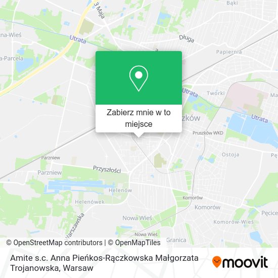 Mapa Amite s.c. Anna Pieńkos-Rączkowska Małgorzata Trojanowska