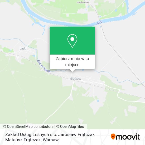 Mapa Zakład Usług Leśnych s.c. Jarosław Frątczak Mateusz Frątczak