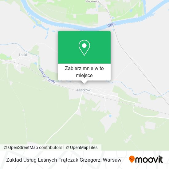 Mapa Zakład Usług Leśnych Frątczak Grzegorz