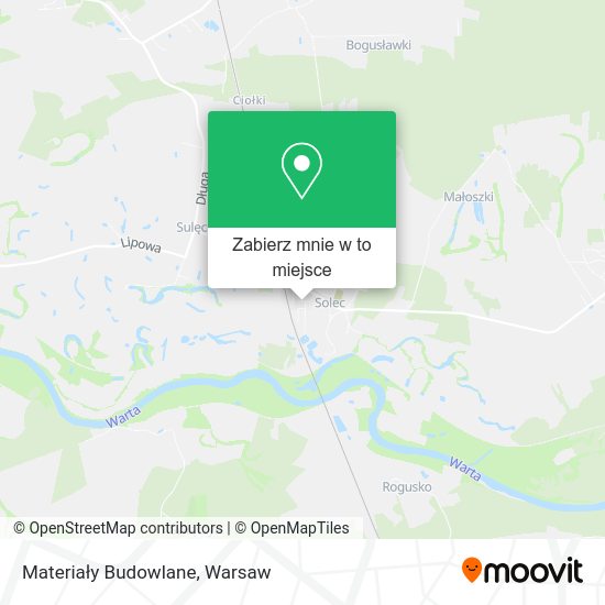 Mapa Materiały Budowlane