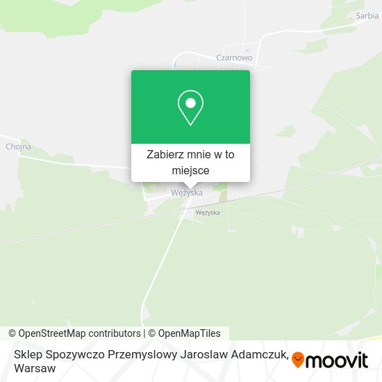 Mapa Sklep Spozywczo Przemyslowy Jaroslaw Adamczuk