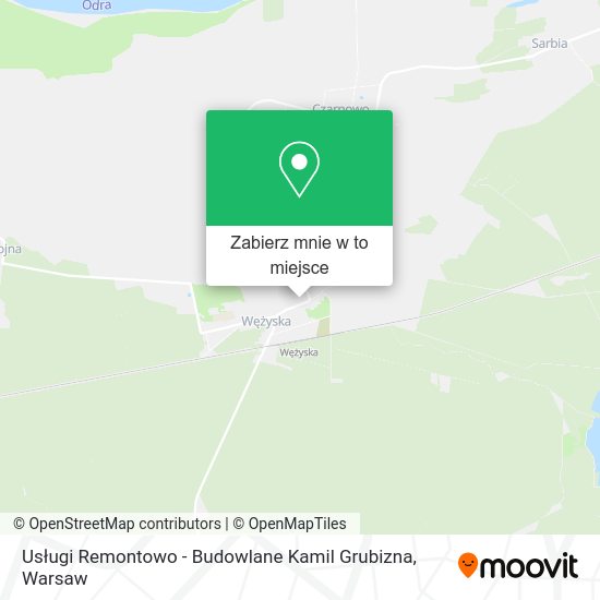 Mapa Usługi Remontowo - Budowlane Kamil Grubizna