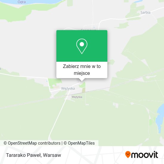 Mapa Tararako Paweł