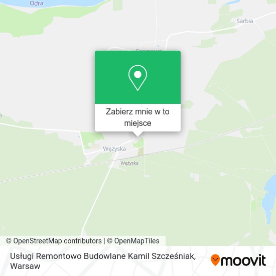 Mapa Usługi Remontowo Budowlane Kamil Szcześniak