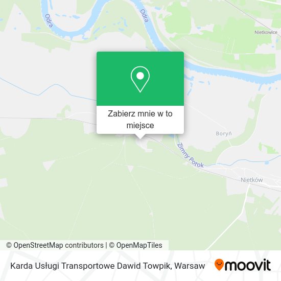 Mapa Karda Usługi Transportowe Dawid Towpik