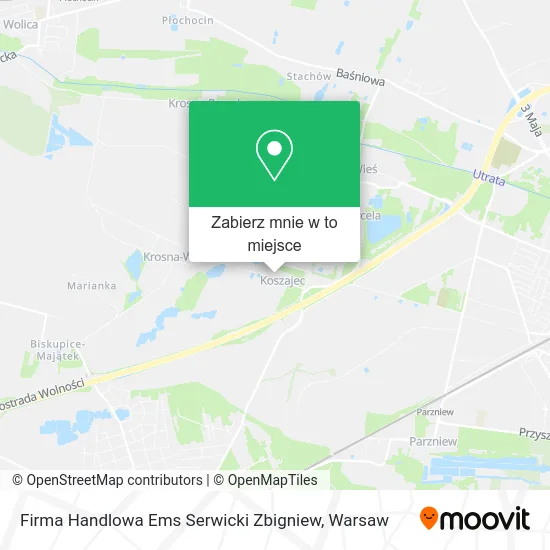 Mapa Firma Handlowa Ems Serwicki Zbigniew