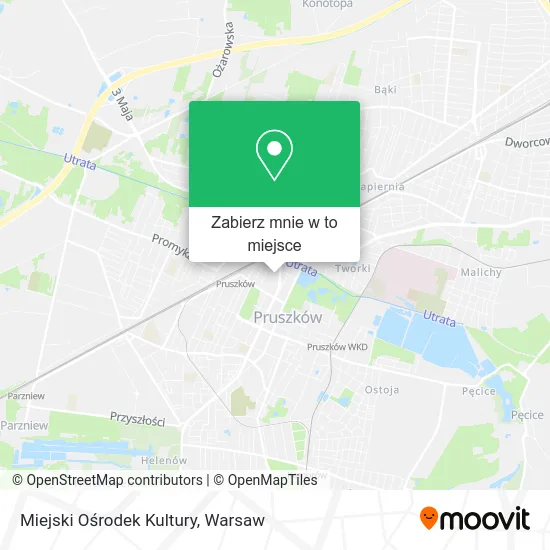 Mapa Miejski Ośrodek Kultury