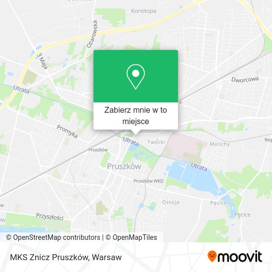 Mapa MKS Znicz Pruszków