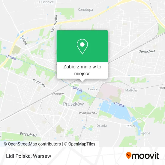 Mapa Lidl Polska