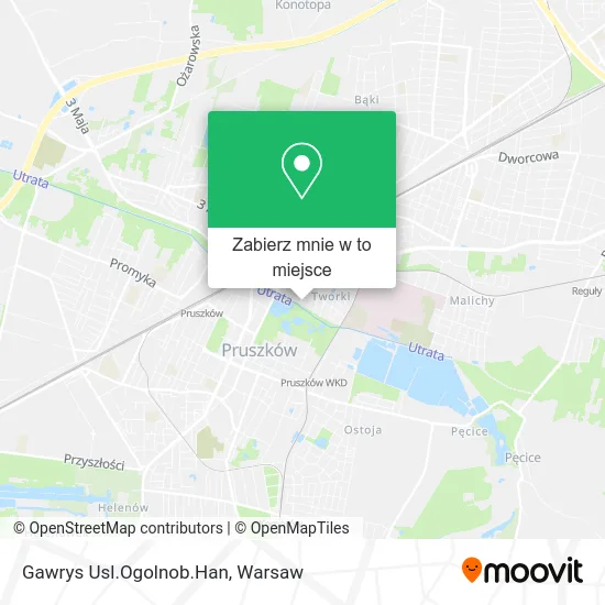 Mapa Gawrys Usl.Ogolnob.Han