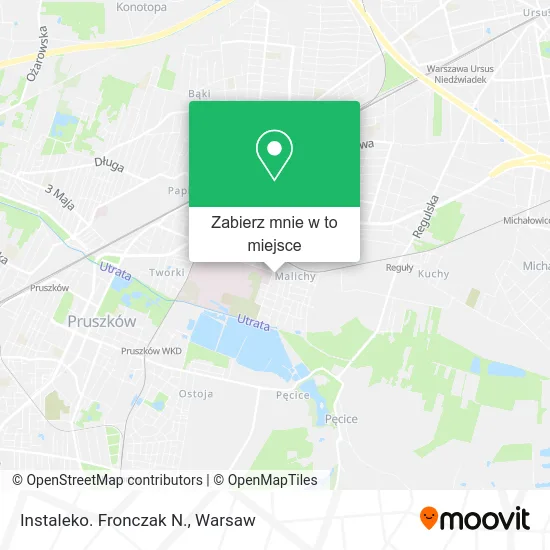 Mapa Instaleko. Fronczak N.