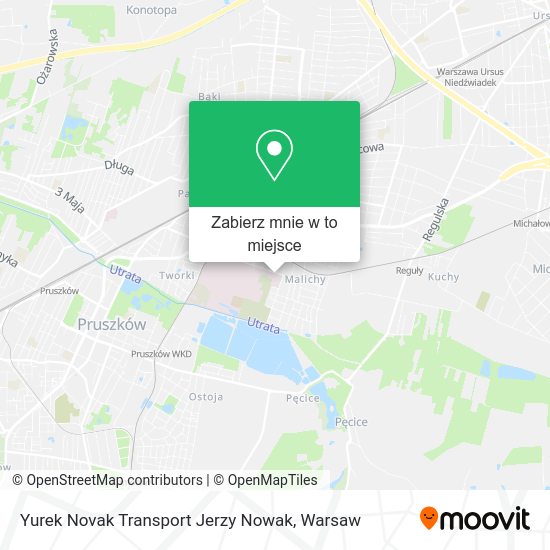 Mapa Yurek Novak Transport Jerzy Nowak