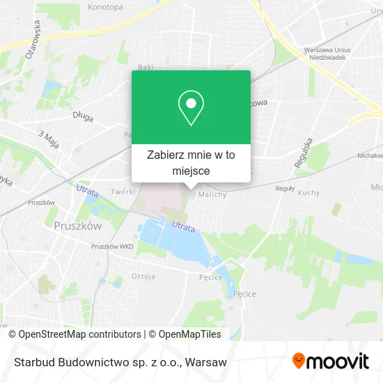 Mapa Starbud Budownictwo sp. z o.o.