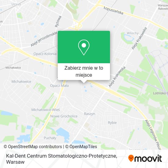 Mapa Kal-Dent Centrum Stomatologiczno-Protetyczne