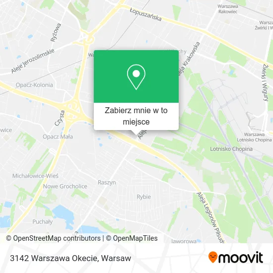 Mapa 3142 Warszawa Okecie