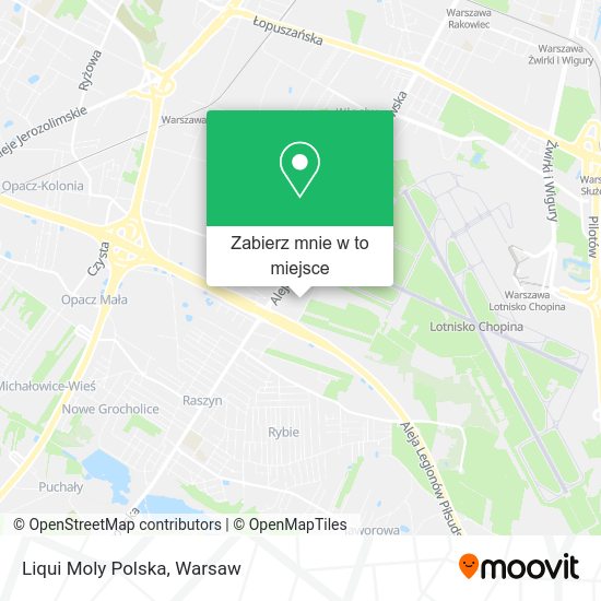 Mapa Liqui Moly Polska